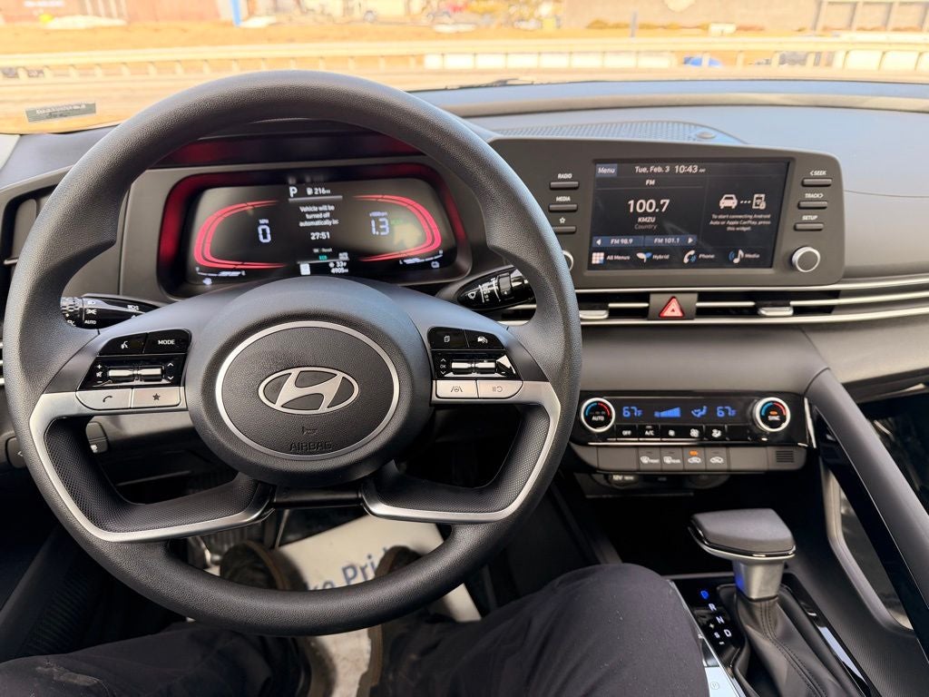 2025 Hyundai Elantra Hybrid Blue