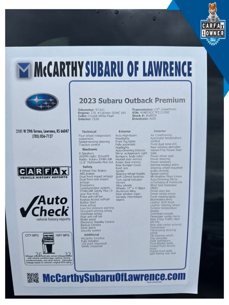 2023 Subaru Outback Premium