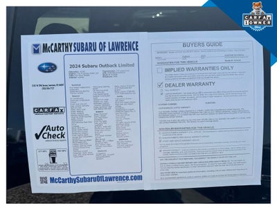 2024 Subaru Outback Limited