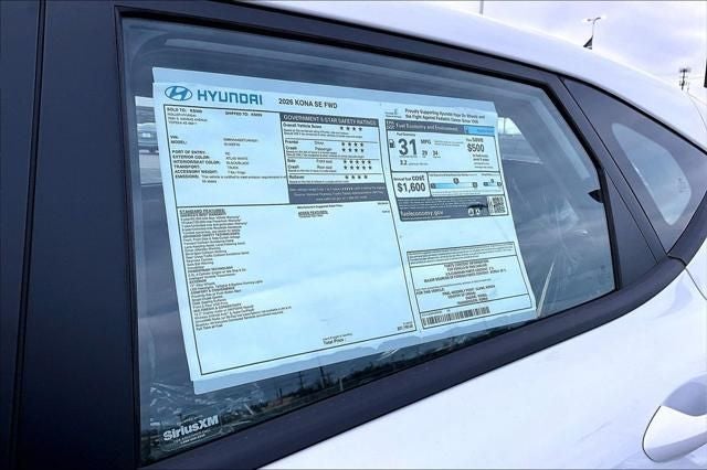 2026 Hyundai Kona SE