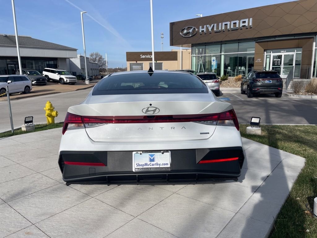 2026 Hyundai Elantra Hybrid Blue