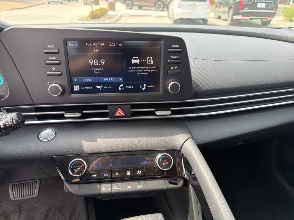 2026 Hyundai Elantra Hybrid Blue