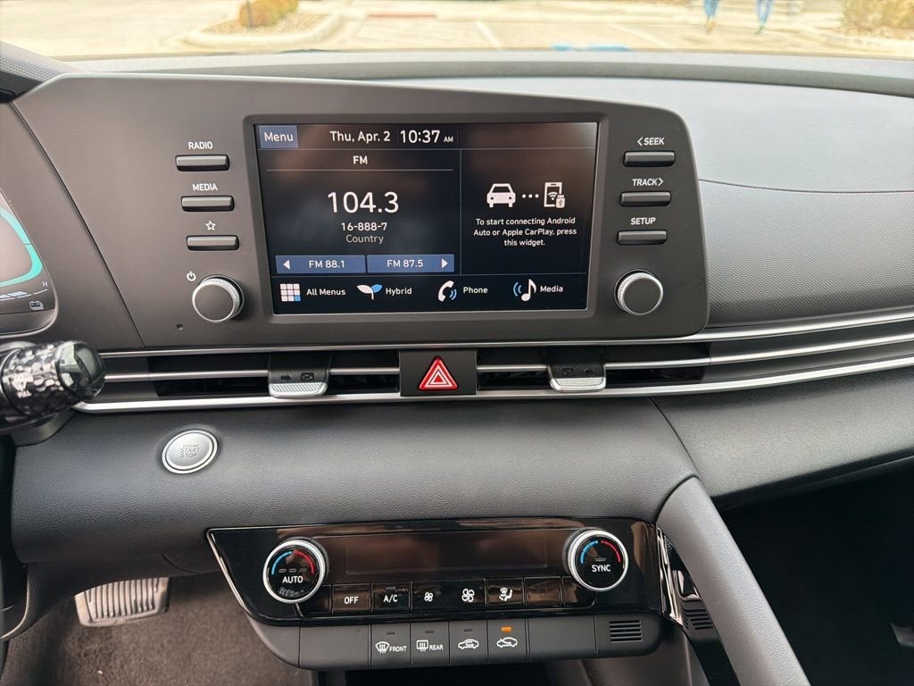 2026 Hyundai Elantra Hybrid Blue