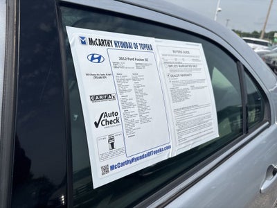 2012 Ford Fusion SE