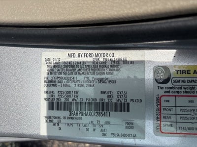 2012 Ford Fusion SE