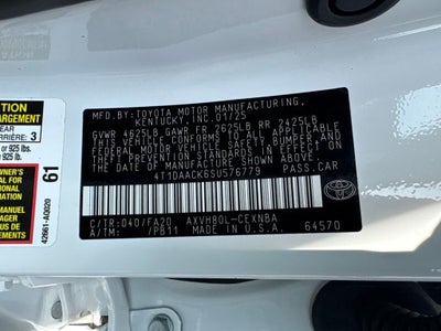 2025 Toyota Camry LE