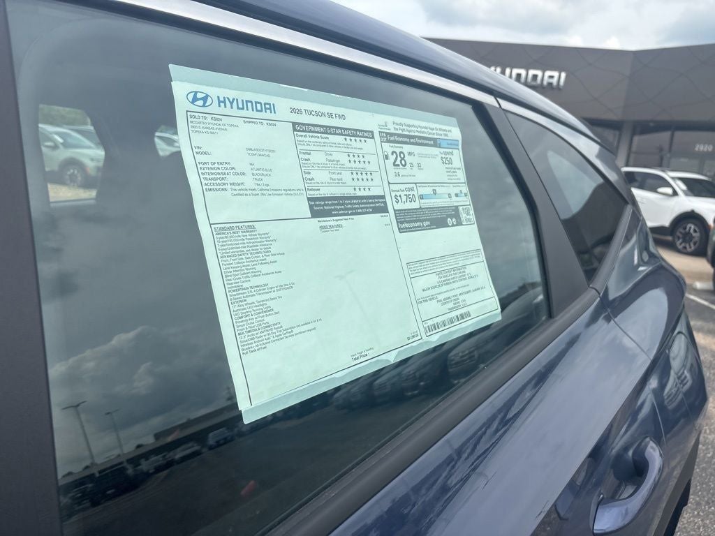 2026 Hyundai Tucson SE FWD