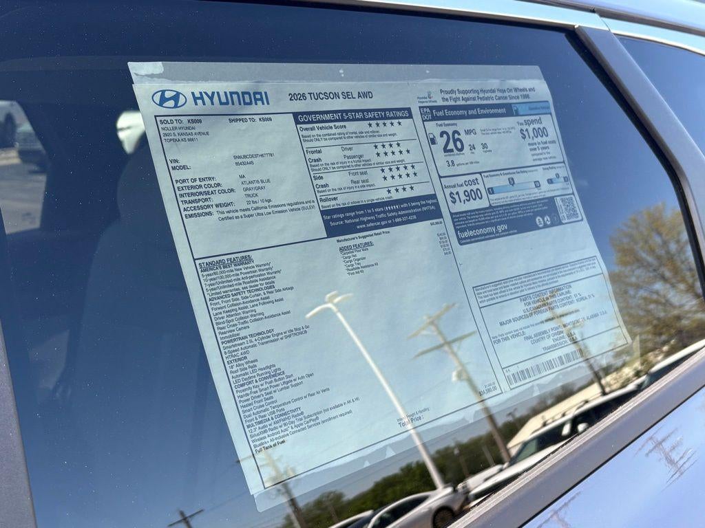 2026 Hyundai Tucson SEL AWD