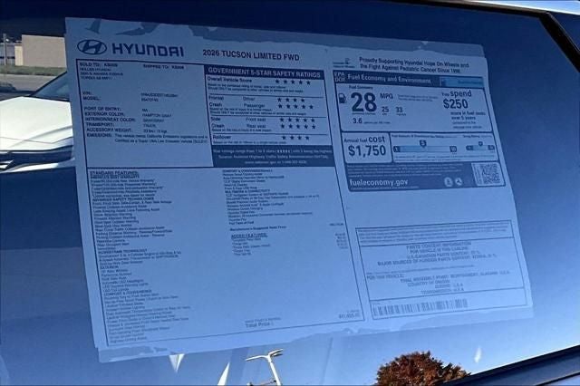 2026 Hyundai Tucson Limited