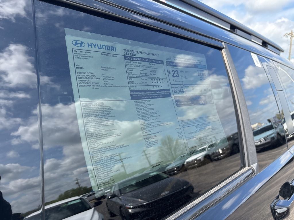 2026 Hyundai Santa Fe Calligraphy