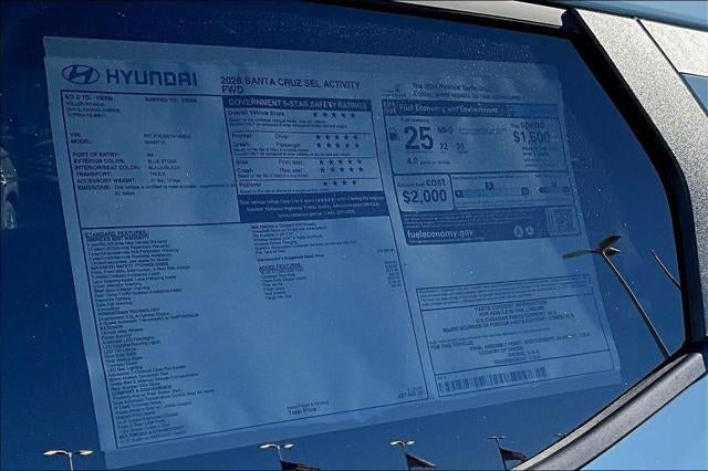 2026 Hyundai Santa Cruz SEL Activity FWD
