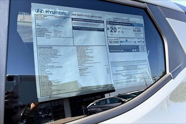 2026 Hyundai Santa Cruz Limited