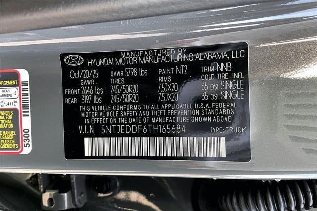 2026 Hyundai Santa Cruz Limited