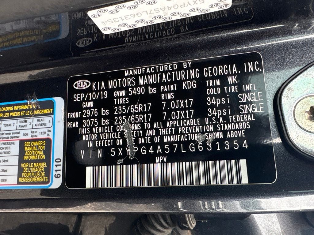 2020 Kia Sorento LX