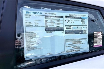 2026 Hyundai Kona SE