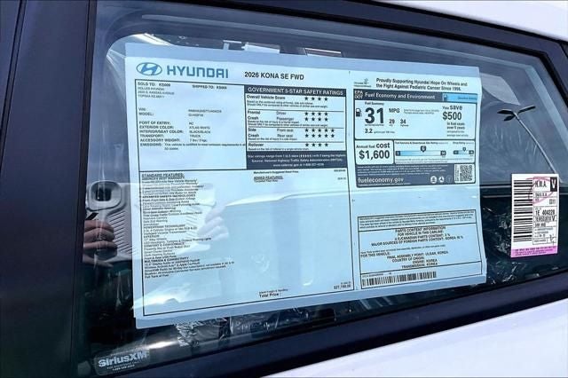 2026 Hyundai Kona SE