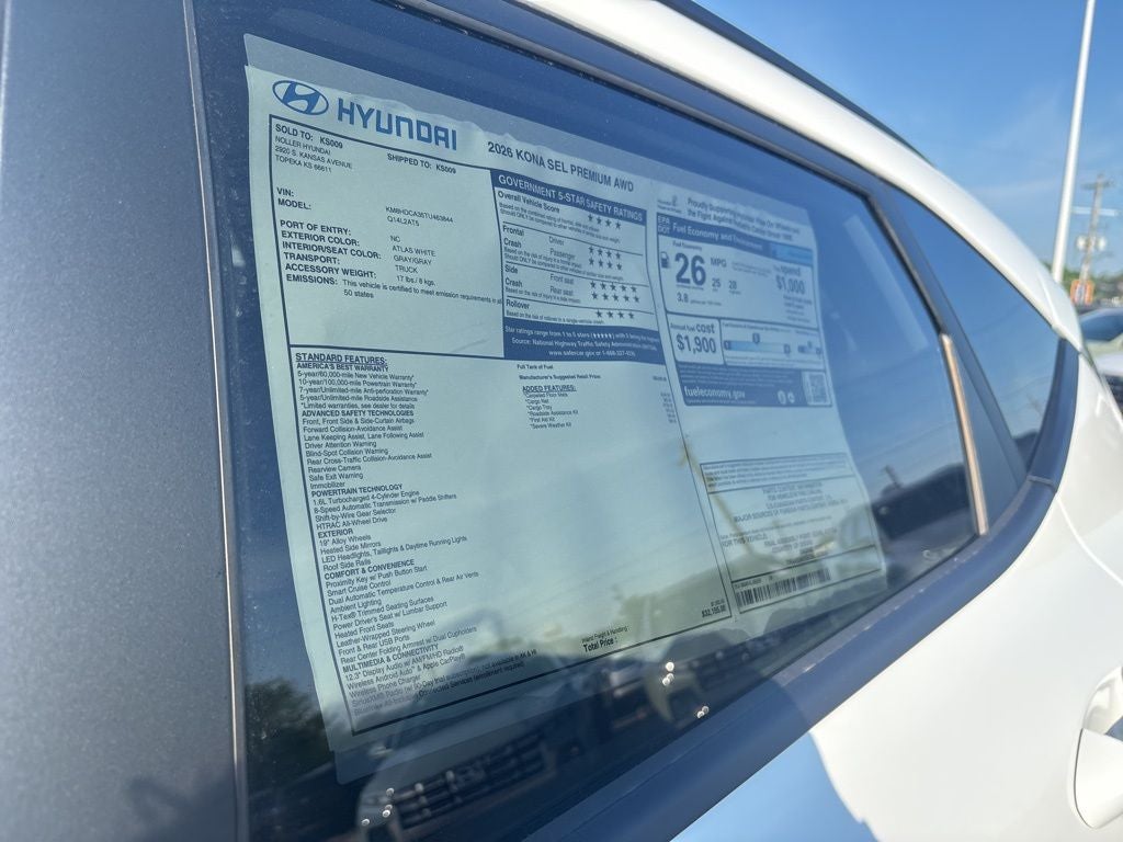 2026 Hyundai Kona SEL Premium AWD