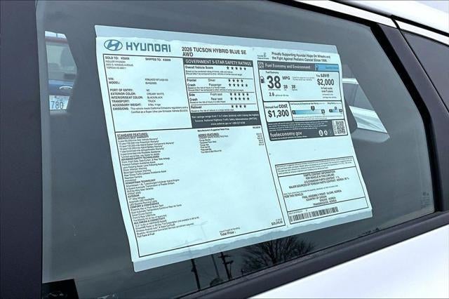 2026 Hyundai Tucson Hybrid Blue