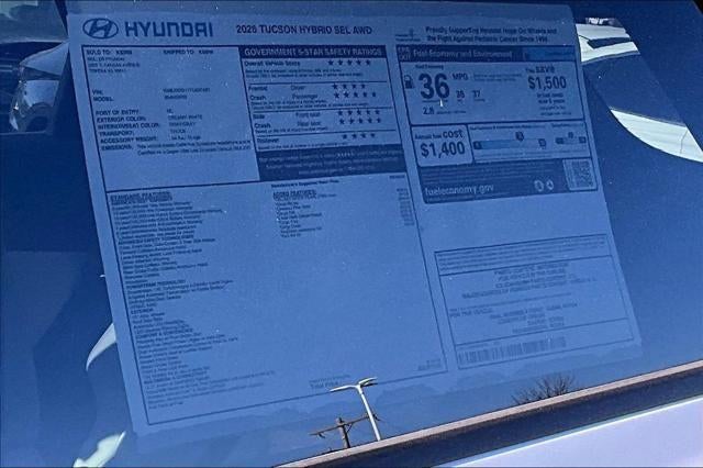 2026 Hyundai Tucson Hybrid SEL AWD