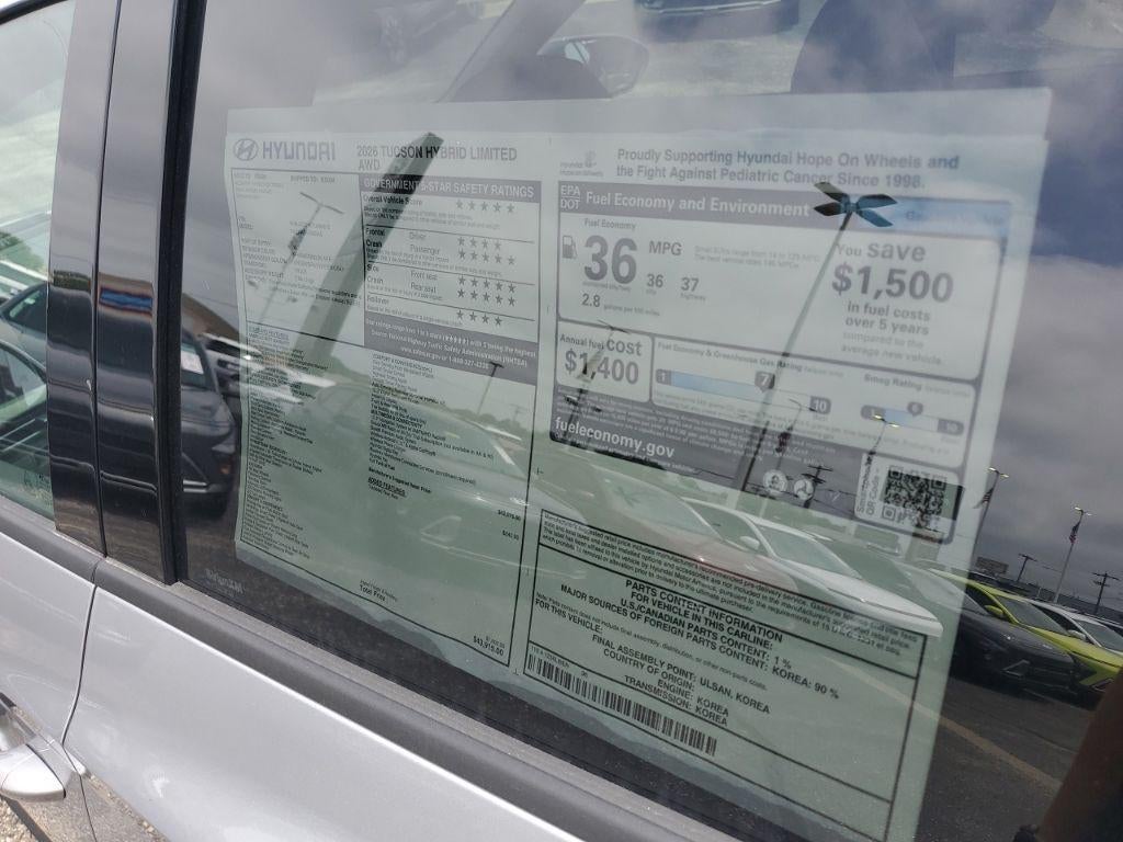 2026 Hyundai Tucson Hybrid Limited