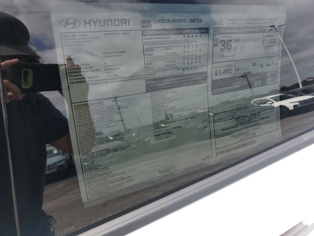 2026 Hyundai Tucson Hybrid Limited