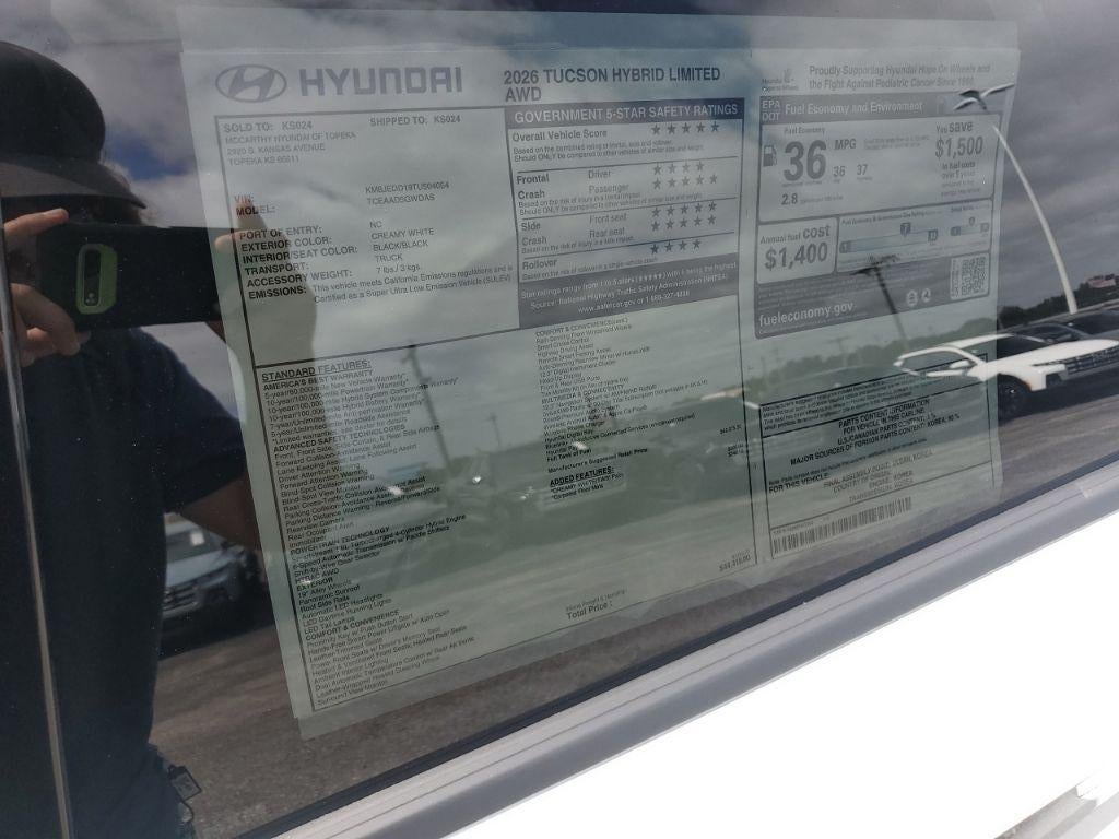 2026 Hyundai Tucson Hybrid Limited
