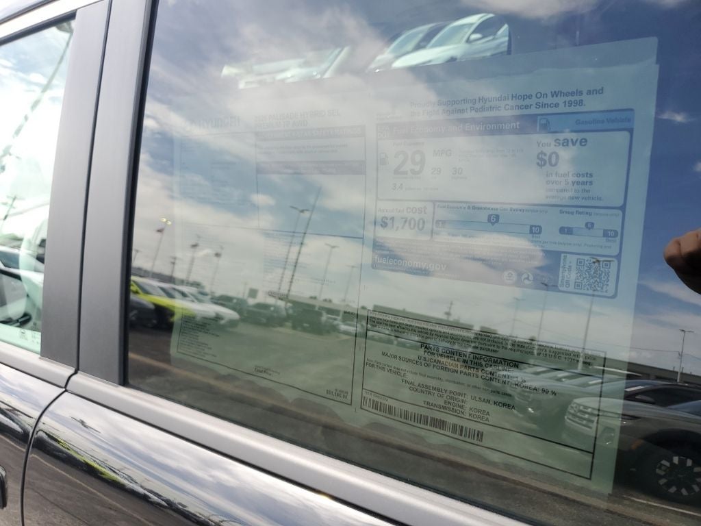 2026 Hyundai Palisade Hybrid SEL Premium 7P