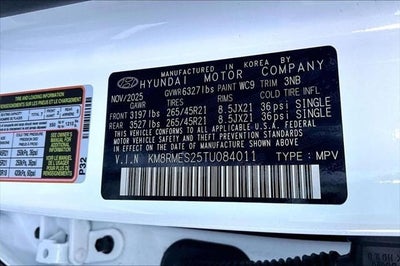 2026 Hyundai Palisade Calligraphy