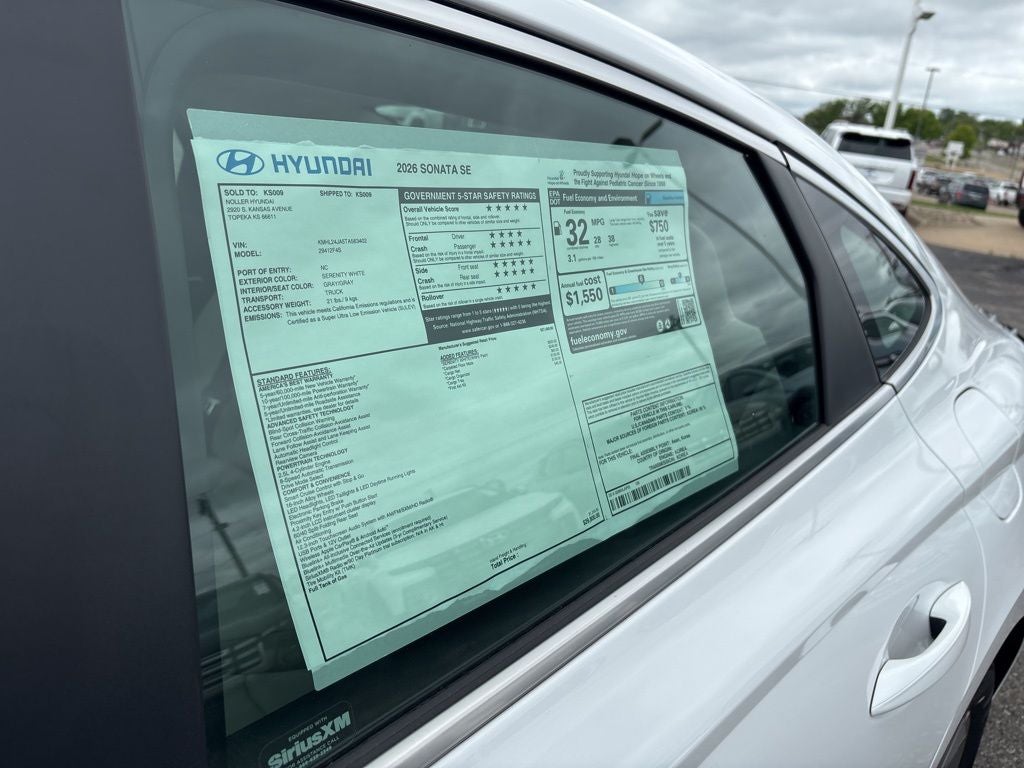 2026 Hyundai Sonata SE