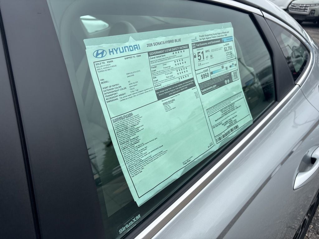2026 Hyundai Sonata Hybrid Blue