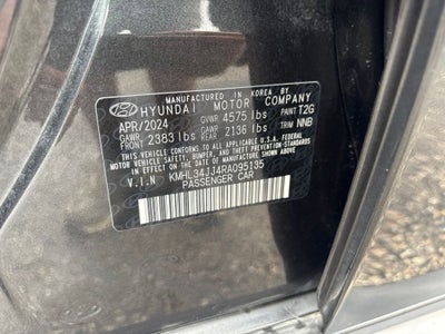 2024 Hyundai Sonata Hybrid SEL