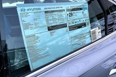 2026 Hyundai Sonata SEL Sport