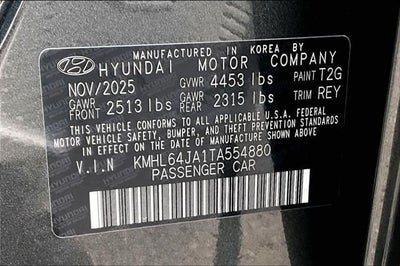 2026 Hyundai Sonata SEL Sport