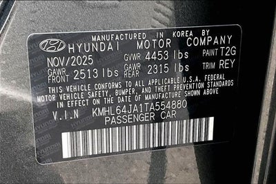 2026 Hyundai Sonata SEL Sport
