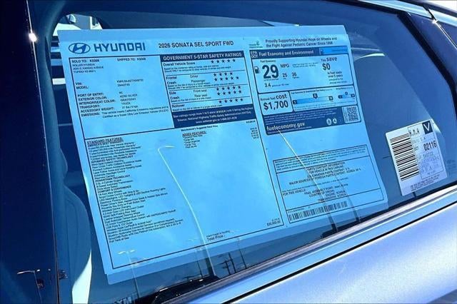 2026 Hyundai Sonata SEL Sport