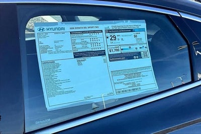 2026 Hyundai Sonata SEL Sport