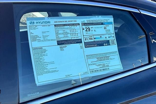 2026 Hyundai Sonata SEL Sport