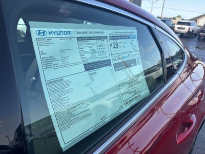 2026 Hyundai Sonata SEL Sport