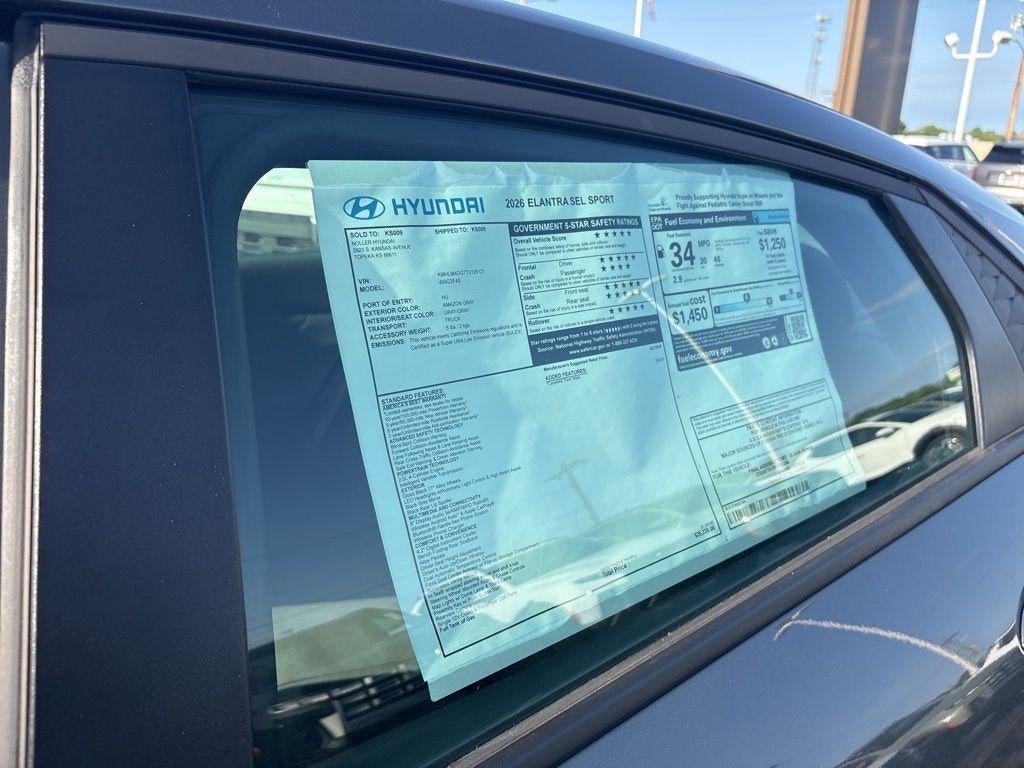 2026 Hyundai Elantra SEL Sport