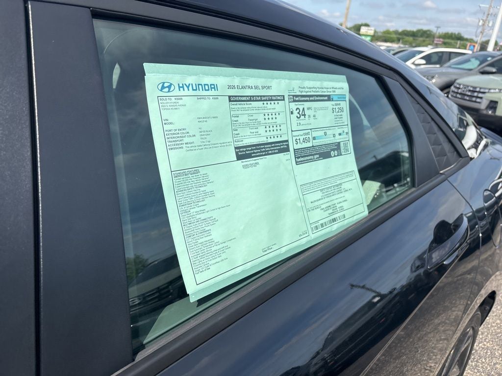 2026 Hyundai Elantra SEL Sport