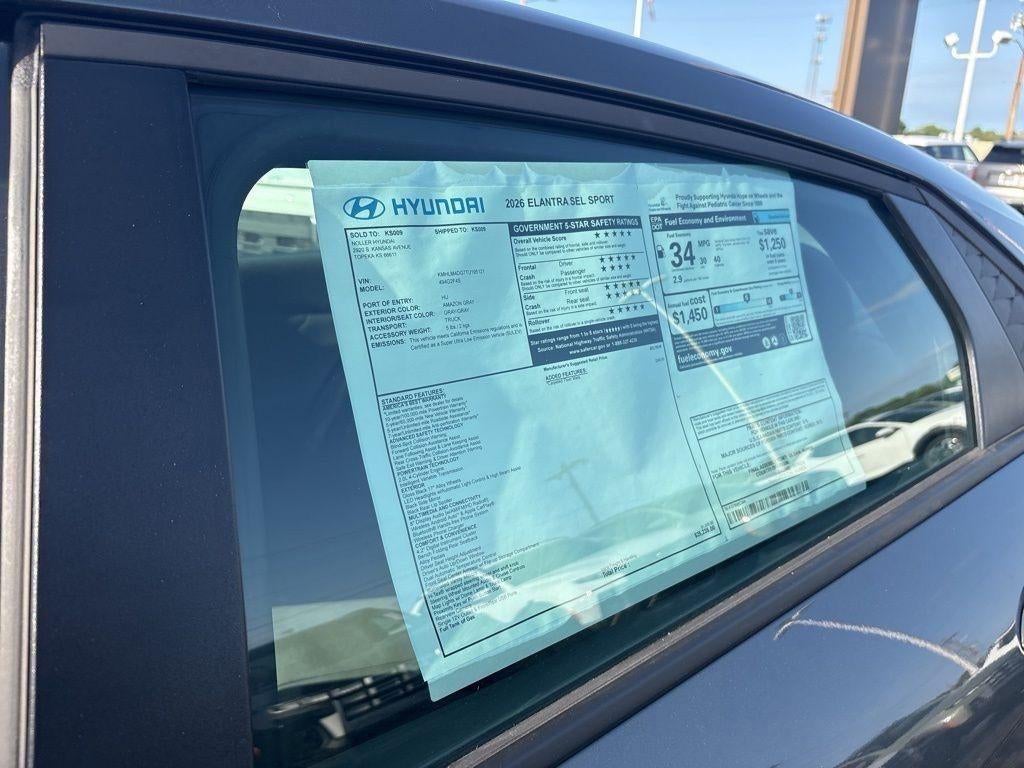 2026 Hyundai Elantra SEL Sport