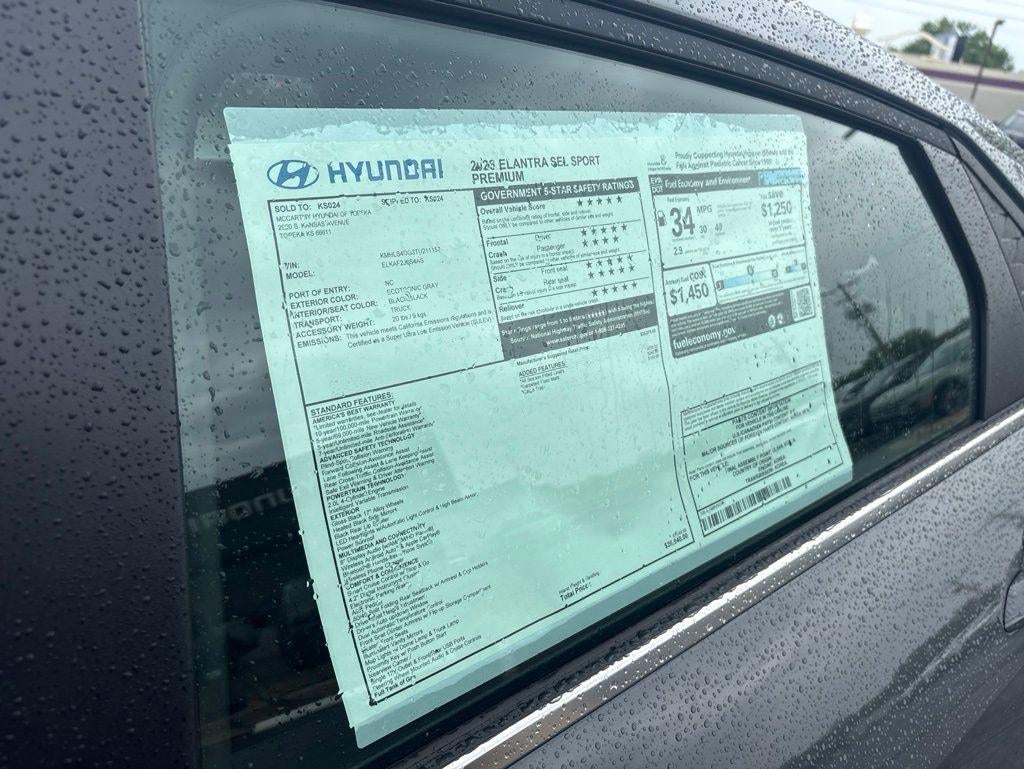 2026 Hyundai Elantra SEL Sport Premium