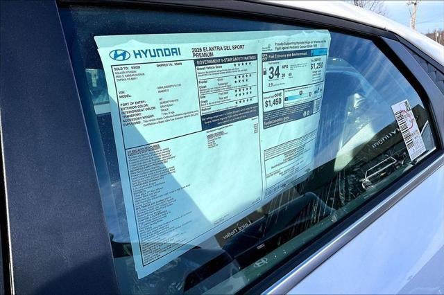 2026 Hyundai Elantra SEL Sport Premium