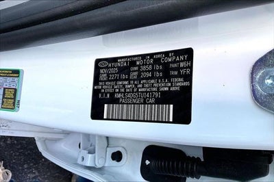2026 Hyundai Elantra SEL Sport Premium