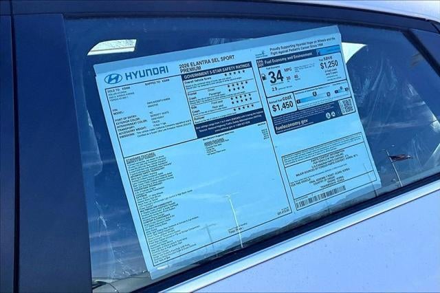 2026 Hyundai Elantra SEL Sport Premium