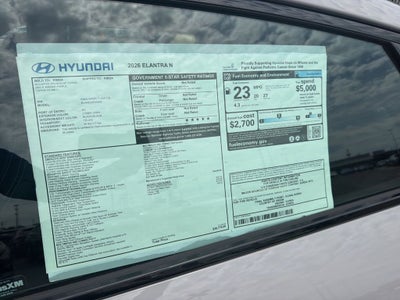 2026 Hyundai Elantra N Sedan