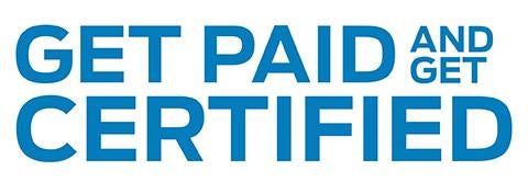 get paid and get certified graphic